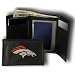 Denver Broncos Wallet: Embroidered Trifold