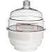 Bel-Art Scienceware 420300000 Polycarbonate/Polypropylene Space Saver Non-Vacuum Desiccator, 14.9cm ID, 17.1cm Flange OD, 20.6cm Height, 14cm Plate Size