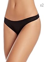 Selene Pack x 2 Tangas Viviat (Negro)