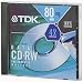 TDK CD-RW Media 4x 80min 700MB Rewriteable In Standard Jewel Cases (1-Pack)