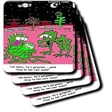Londons Times Funny Aliens Cartoons - Alien Newborns - Coasters