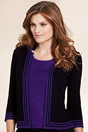 Per Una Striped Mock Layer Knitted Top