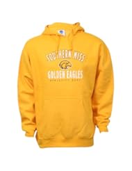 NCAA Gold Athletic Department Hoodies - Southern Mississippi Golden Eagles - Large