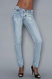 Luxirie by LRG The ILuxirie Basic Jean in Stained Wash,Denim for Women
