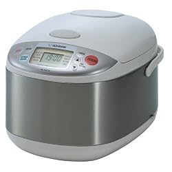 Zojirushi NS-TGC18 10-Cup Micom Rice Cooker and Warmer, Stainless Steel