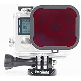 PolarPro Red Filter Standard Housing Scuba Accessory for GoPro Hero4 and Hero3+