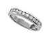 0.50 (1/2) cttw Round Diamonds Band - 14kt White Gold LIFETIME WARRANTY