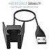 SKYLET Replacement USB Charging Cable Cord for Fitbit Charge 2