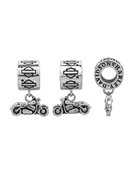 Harley-Davidson® MOD® Dangle Motorcycle Ride Bead HDD0062