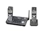 Panasonic Refurb KXTG6702B 5.8 GHZ 2-Line Cordless Phone, 2 Handset ,Digital Answering Device, Caller ID, Black