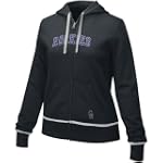 Nike Colorado Rockies Ladies Black Full Zip Fan Sweatshirt