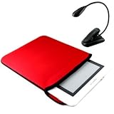 Buy (Many Colors Available) Reversible neoprene carrying sleeve case and LED book light for Amazon... by Vizu