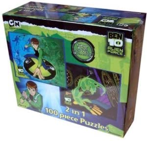 Ben 10 Alien Force 2-in-1 100 Piece Puzzles
