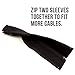 Captive Cables - Cable Management Sleeve [4 Pack] - Cord Management System for PC / TV / Home Entertainment