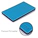 FYY Lenovo Tab S8-50 Case - Ultra Slim Lightweight Premium PU Leather Cover Multi-Angle Stand Case for Lenovo Tab S8-50 Cyan