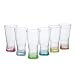 Libbey Glass Watusi Colors Cooler Glasses Set of 6