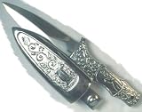 Silver Coated Boot Dagger