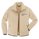 TAIGA Fleece Jacket-300 - Men's Polartec-300 Fleece Jacket, Ivory, MADE IN CANADA