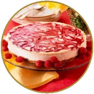 Sugar Free Gluten Free New York Style Cheesecake Strawberry Swirl Kosher by N&N Chatila's Bakery & Ice Cream