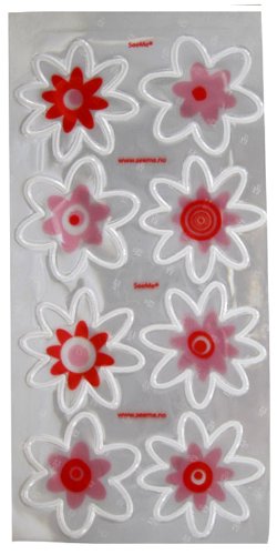 SeeME デザイナーリフレクティブステッカー FLOWERS 58036