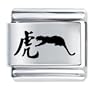 Chinese Year Tiger Bith Date Italian Charm