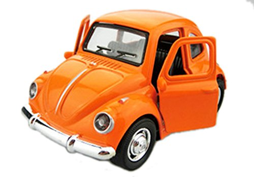 Vidatoy 1:38 Diecast Pull-Back Racers Play Vehicle Let Go Car Toy-Orange