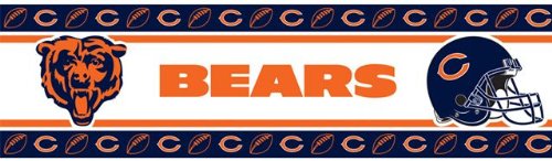 Chicago Bears Kids Wallpaper Border