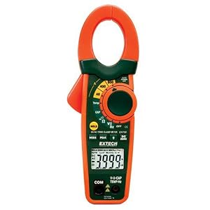 Extech EX730 True RMS 800-Ampere AC DC Clamp Meter by