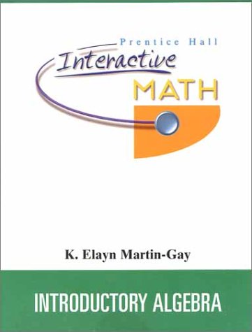Introductory Algebra (Prentice Hall Interactive Math)