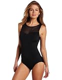 Jantzen Women's Dutchess High Neck Tank Swimsuit