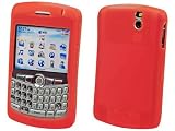 AUTHENTIC CELLET PREMIUM RED SILICONE RUBBER CASE COVER for RIM BLACKBERRY 8300 / 8310 / 8320 / 8330 CURVE - RETAIL PACKAGING