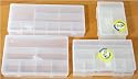 Compartments organizer box for transporting and storage of 'small parts'