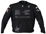 Joe Rocket Kawasaki Industry Mens Textile Motorcycle Jacket Black/Black XL