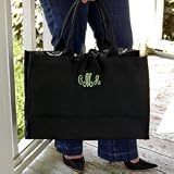Damask Fabric Tote Bag
