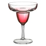 Acrylic Margarita Glasses Set of 4 - Red