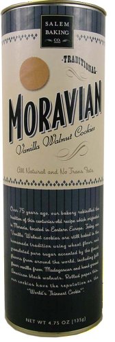 Moravian Vanilla Walnut Cookies all natural, no trans fats traditional Eastern European... by Salem Baking Company