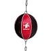 Geniune Cowhide Leather Double End Ball Punching Ball with Elasticated Straps