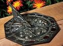 Whitehall Products Weathered Bronze Butterfly Garden Sundial