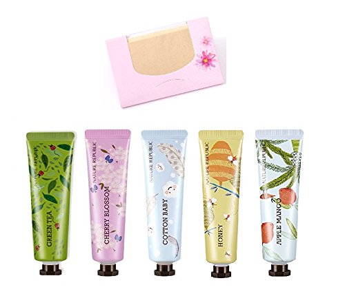 [Nature Republic] Hand and Nature Hand Cream (30ml * 5Types) Set