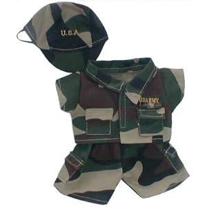 USA Green Camouflage clothes fits 12