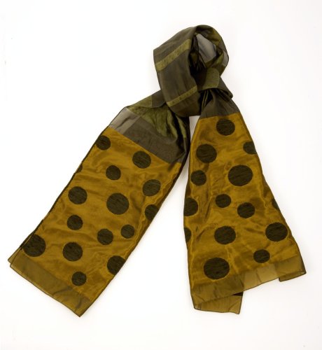 Per Una Jacquard Spot Print & Stripe Scarf
