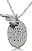 Glamour Girl Gifts Inspirational Silver Tone I Keep a Close Watch on This Heart of Mine Gun Charm Necklace - INSCRIBED ON BOTH SIDES
