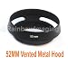 Rainbowimaging 52mm Vented Metal Hood Shade for Leica Leitz Zeiss Voigtlander Nikon Lens
