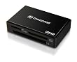 Transcend Multi-Card Reader RDF8 - Lettore di schede (MS, CF, SDHC, MS Micro, microSDHC, SDXC, SDHC UHS-I, SDXC UHS-I, MS XC) - SuperSpeed USB 3.0