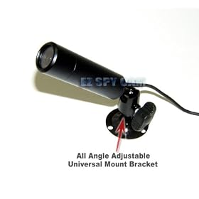 Micro Slim Lipstick Color Bullet Camera --- Ultra High Resolution 560TVL w/ Sony Super HAD Color CCD, The highest CCTV video resolution in the current market and Best for crystal clear Face & License Plate Verification --- Plug-n-Play Home Safety Video Surveillance Gear & DIY CCTV Home Security Gadget