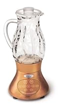 Jenn-Air Attrezzi JBL800EAAU Antique-Copper Blender with Clear-Etched Pattern Pitcher
