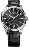 Zenith Men's 03.2130.682/22.C493 Captain Dual Time Black Dual Time Display Watch
