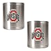 Ohio State Buckeyes NCAA 2pc Stainless Can Holder Set by Great American Products