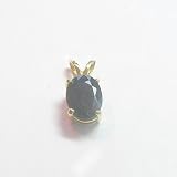 14K Sapphire Pendant