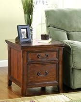 Hot Sale Wooden Rectangular End Table with File Cabinet